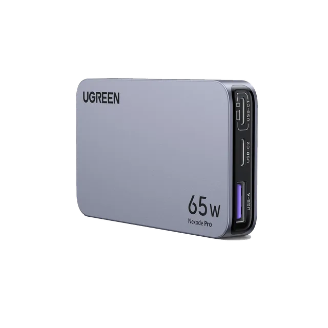 UGREEN Nexode Pro 65W ultra-slim three-port GaN charger